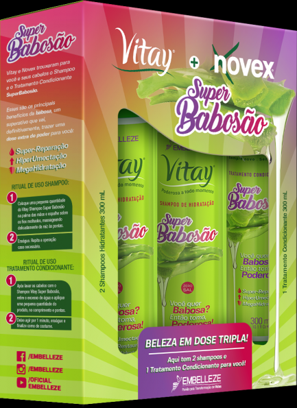 07390 - Kit Super Babosão 2 shampoo