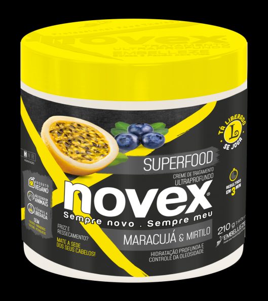 06611 - Novex SuperHair Food Maracuja&MirtiloCrTratCondExp210g